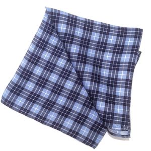 Silk scarf pocket square mini plaid 2 for $110🆕️